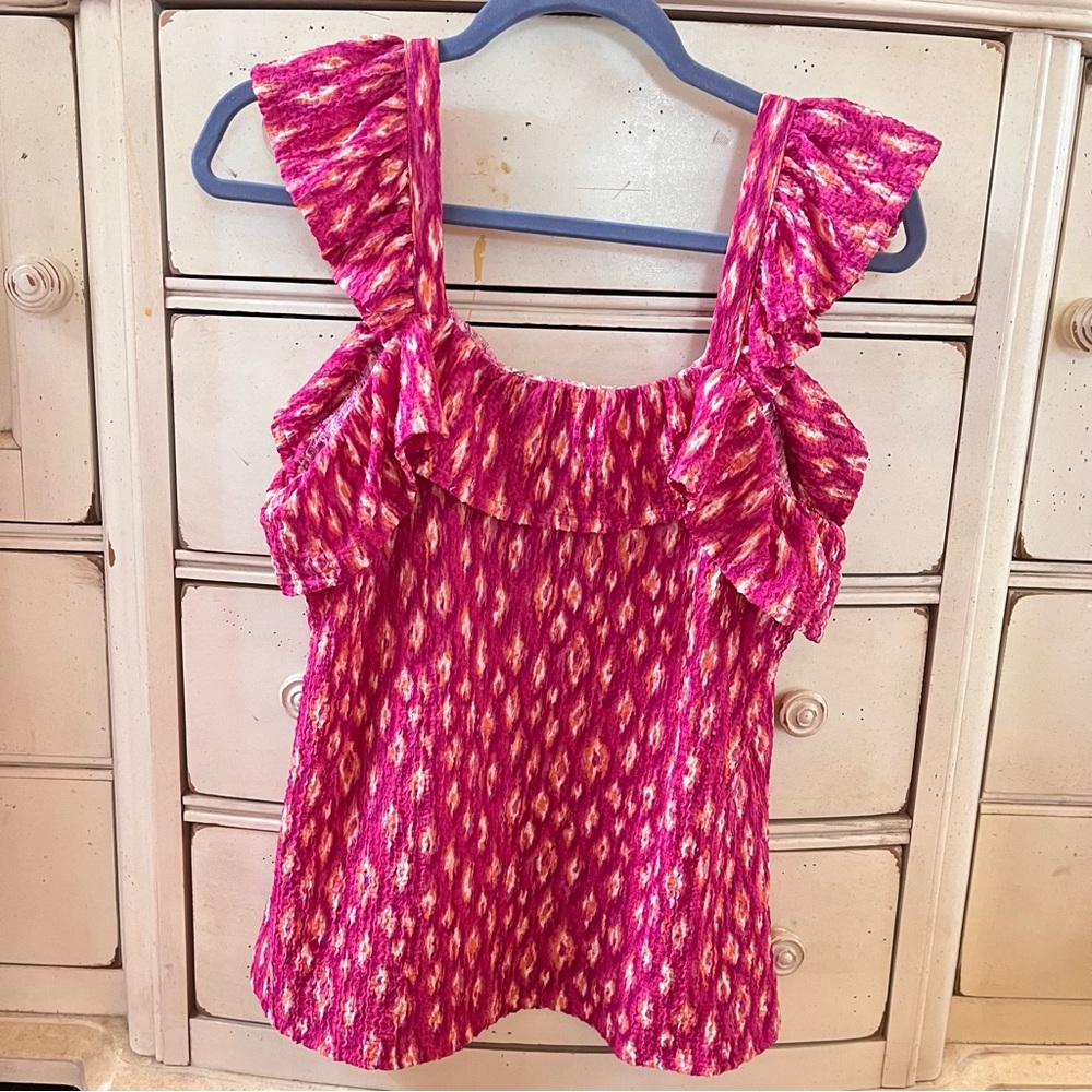 The Loft Ruffled Tank Top - Picture 4 of 11